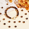 Grade AB Natural Tiger Eye Round Beads Strands G-OC0001-19-5