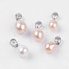 Natural Cultured Freshwater Pearl Pendants SPB002Y-1