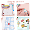 Flower/Bird Pattern Cardboard DIY Paper Quilling Tools Drawings Sample Cards DIY-GA0006-36-4
