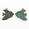 Zinc Alloy Pendants X-PALLOY-R065-050-LF-1