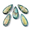 Dyed Synthetic Imperial Jasper Pendants G-P529-07E-1