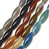 Natural Agate Beads Strands G-E401-D-1