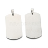 201 Stainless Steel Stamping Blank Tag Pendants X-STAS-O044-P122-1