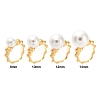 Brass Cuff Finger Ring Settings LS-KK-L219-15C-G-4