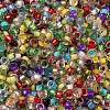 Glass Cylinder Beads SEED-L011-11B-01-3
