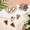 12Pcs 6 Style Eco-Friendly Cowhide Leather Pendants FIND-OC0001-92-5