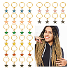 Alloy Enamel Dreadlocks Beads HJEW-AB00146-1
