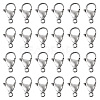 Yilisi 100Pcs 304 Stainless Steel Lobster Claw Clasps STAS-YS0001-27-1