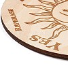 Wooden Carved Cup Mats LS-AJEW-P103-01B-3