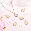 DIY Oval Pendant Making Kit DIY-BBC0003-12-4
