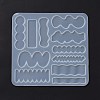 DIY Irregular Shape Cabochon Silicone Molds for Hair Clips DIY-L069-01B-3