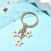 Star Alloy Enamel Keychain KEYC-YW00144-03-1