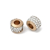 Alloy Rhinestone Clay Pave Beads ALRI-D300-01G-02-2