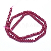 Natural Ruby/Red Corundum Beads Strands G-D0013-64-2
