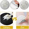 34 Sheets Silver Foil Embossed PET Picture Sticker DIY-WH0528-014-3