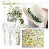 PU Leather Fabric Lace Ribbon DIY-WH0580-81-5