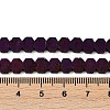 Electroplated Natural Lava Rock Beads Strands G-K388-04B-10-4