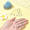 100Pcs Polyester Cord Mobile Straps MOBA-FS0001-02F-10