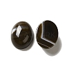 Natural Banded Agate Cabochons G-G975-01A-01-2