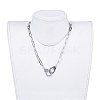 304 Stainless Steel Chain Necklaces X-NJEW-JN02772-02-4