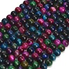 Grade AB Natural Tiger Eye Beads Strands G-F591-18-8mm-06-2