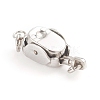 304 Stainless Steel Box Clasps STAS-I133-01B-5