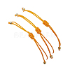 3Pcs 3 Styles Gemstone Braided Bead Bracelets BJEW-JB11146-09-5