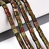 Natural Unakite Beads Strands G-Q606-60A-02-1