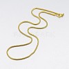 Herringbone Chain Necklace for Men NJEW-A288B-1.9-G-2