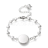 Tarnish Resistant 304 Stainless Steel Bracelet Making STAS-L248-009P-B-2