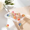 10Pcs 5 Colors Handmade Flower Pendants KY-LS0001-06-5
