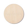 Wooden Carved Cup Mats LS-AJEW-P103-01F-2