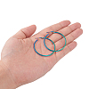 304 Stainless Steel Big Hoop Earrings EJEW-F105-06M-4