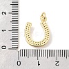 Brass & Plastic Pearl Pendants KK-H267-013G-3