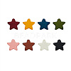Painted Natural Wood Beads WOOD-CJ0001-12-3