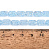 Transparent Crackle Glass Beads Strands GLAA-NH0001-04-A08-2