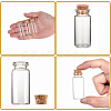Glass Jar Bead Containers X-CON-Q005-4
