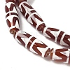 Rice Shape Tibetan Style dZi Beads Strands G-A269-A11-01-4