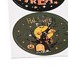 Paper Round Hanging Tags Candy Box Cookies Bag Message Cards for Halloween HJEW-E004-01-3