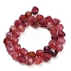 Natural Agate(Dyed & Heated) Beads Strands G-K425-B05-01-5
