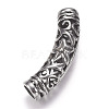 304 Stainless Steel Hollow Tube Beads STAS-F195-035AS-2