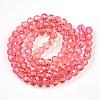 Baking Paint Transparent Glass Beads X1-DGLA-A035-T4mm-A01-3
