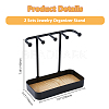Plastic Earring Display Stands EDIS-WH0016-063A-2