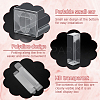 Transparent Plastic PVC Box Gift Packaging CON-WH0085-85B-4