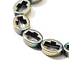 Electroplated Synthetic Non-magnetic Hematite Beads Strands G-L613-Z01-01L-3