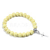 Cross Bracelet Women's European and American Fashion Personality Black Bracelet Ethnic Style Jewelry Lava Stone XK5170-5-1