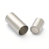 Tarnish Resistant 304 Stainless Steel Magnetic Clasps with Glue-in Ends STAS-B017-01B-P-2