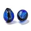 Gradient Color & Luminous Handmade Silver Foil Lampwork Beads LAMP-I028-07A-3