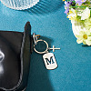 1Pc Stainless Steel Keychains KEYC-TADJ0001-08M-4
