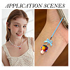 2Pcs Handmade Lampwork Bumpy Beads LAMP-TA0002-51B-7